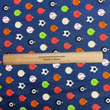 Pound A Metre Per Metre Premium Digital Printed Cotton 45'' Wide (Sports)