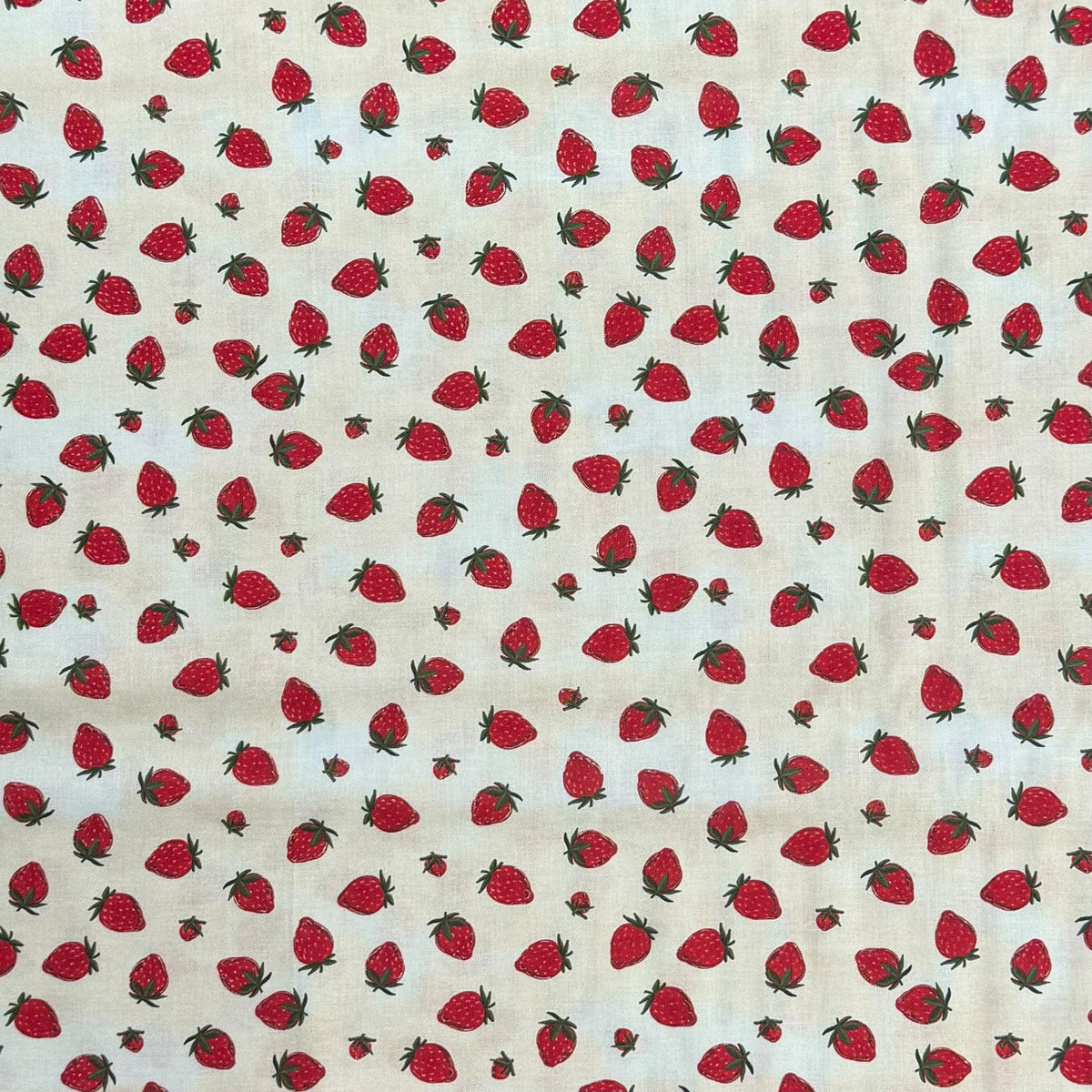Pound A Metre Per Metre Premium Digital Printed Cotton 45'' Wide (Strawberry)
