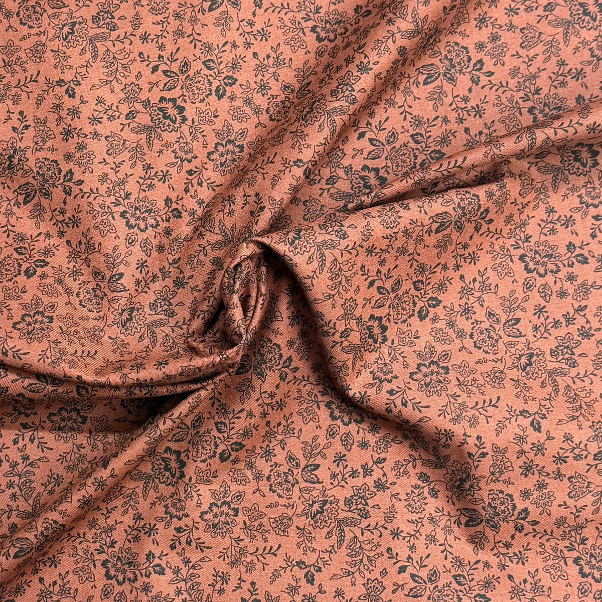 Pound A Metre Per Metre Premium Digital Printed Cotton 45'' Wide (Tree Bark)