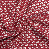 Pound A Metre Per Metre Premium Digital Printed Cotton 45'' Wide (Wine Clouds)