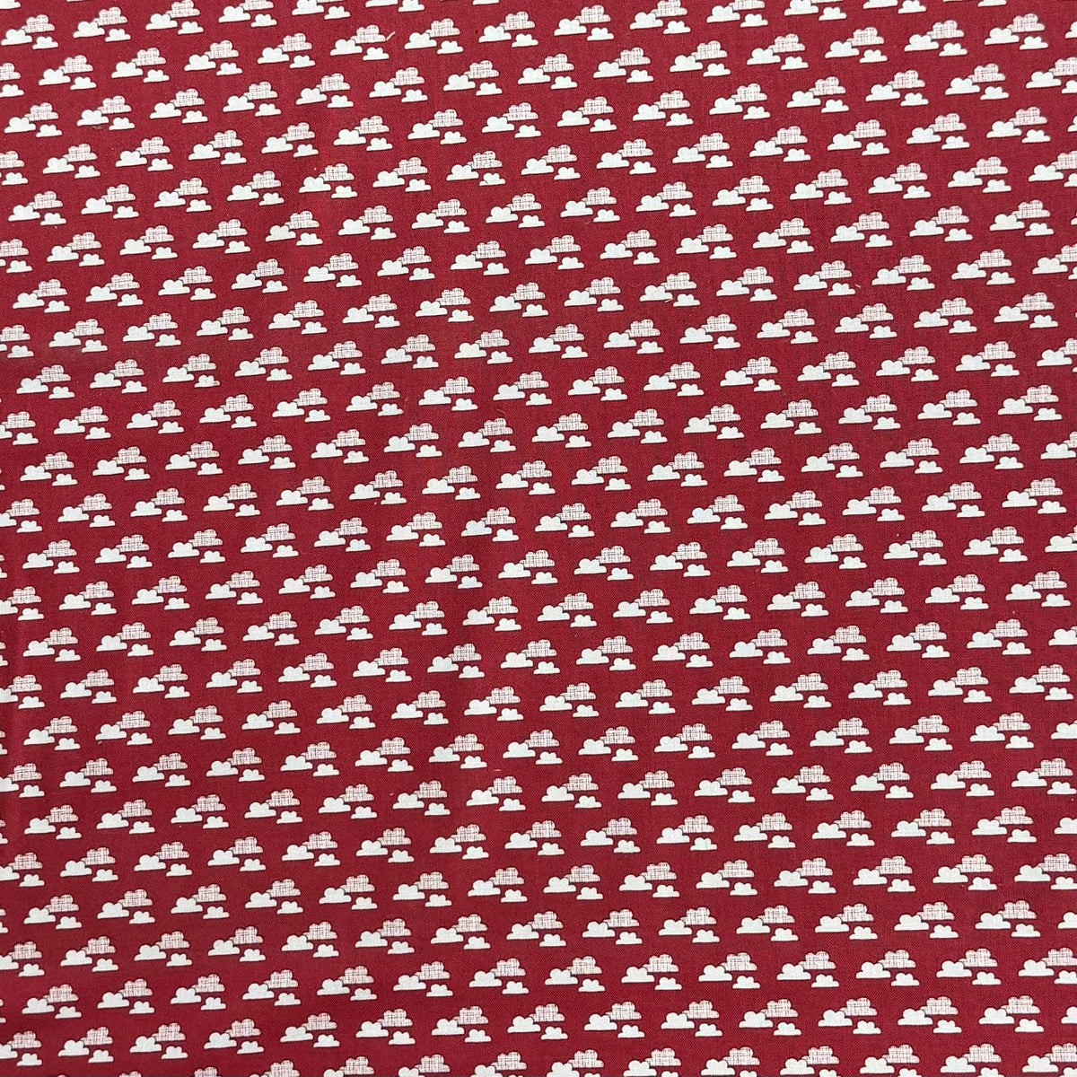 Pound A Metre Per Metre Premium Digital Printed Cotton 45'' Wide (Wine Clouds)