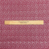 Pound A Metre Per Metre Premium Digital Printed Cotton 45'' Wide (Wine & Silver)