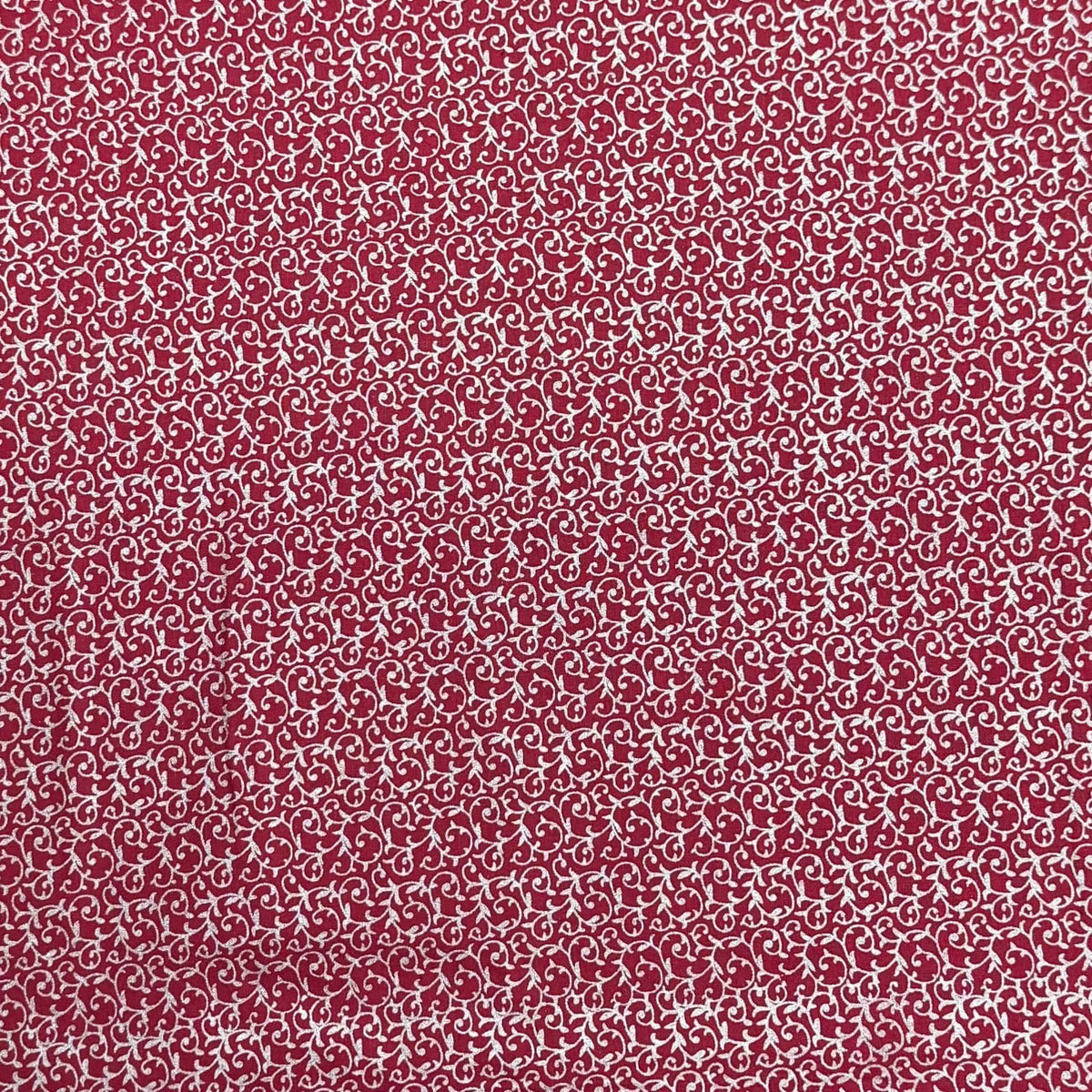 Pound A Metre Per Metre Premium Digital Printed Cotton 45'' Wide (Wine & Silver)