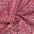 Pound A Metre Per Metre Premium Digital Printed Cotton 45'' Wide (Wine & Silver)