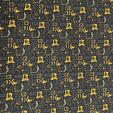 Pound A Metre Per Metre Premium Digital Printed Halloween Cotton 45'' Wide (Cemetery)