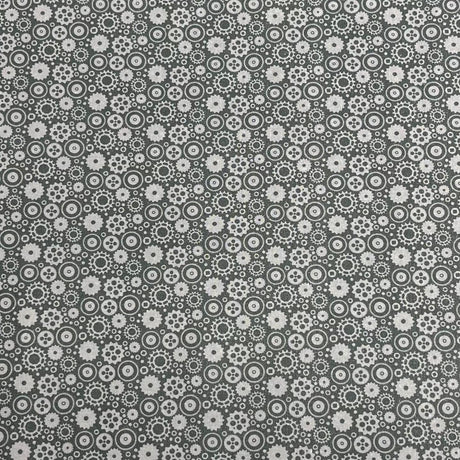 Pound A Metre Per Metre Premium Digital Printed Halloween Cotton 45'' Wide (Cobweb)