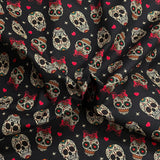 Pound A Metre Per Metre Premium Digital Printed Halloween Cotton 45'' Wide (Costume)