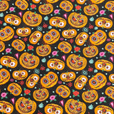 Pound A Metre Per Metre Premium Digital Printed Halloween Cotton 45'' Wide (Decoration)