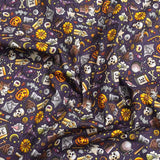 Pound A Metre Per Metre Premium Digital Printed Halloween Cotton 45'' Wide (Halloween)