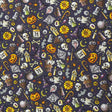 Pound A Metre Per Metre Premium Digital Printed Halloween Cotton 45'' Wide (Halloween)