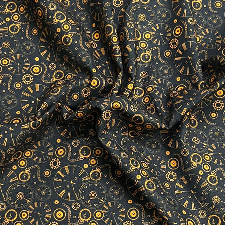 Pound A Metre Per Metre Premium Digital Printed Halloween Cotton 45'' Wide (Halloween Time)