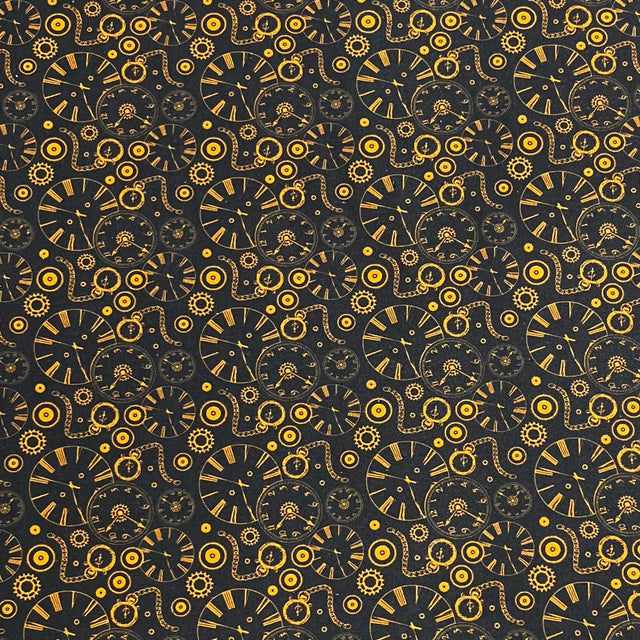 Pound A Metre Per Metre Premium Digital Printed Halloween Cotton 45'' Wide (Halloween Time)