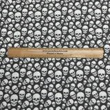 Pound A Metre Per Metre Premium Digital Printed Halloween Cotton 45'' Wide (Skull)