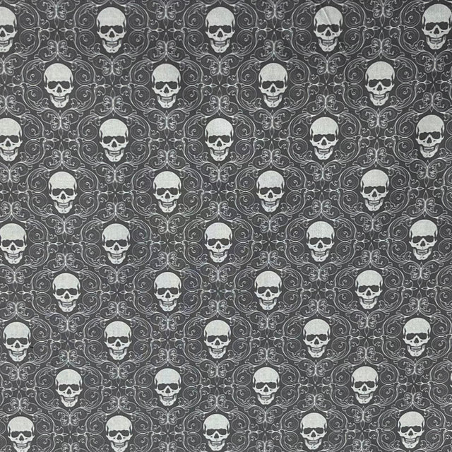 Pound A Metre Per Metre Premium Digital Printed Halloween Cotton 45'' Wide (Spooky)