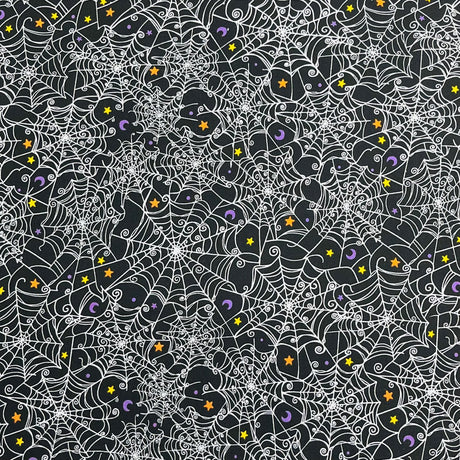 Pound A Metre Per Metre Premium Digital Printed Halloween Cotton 45'' Wide (Web)
