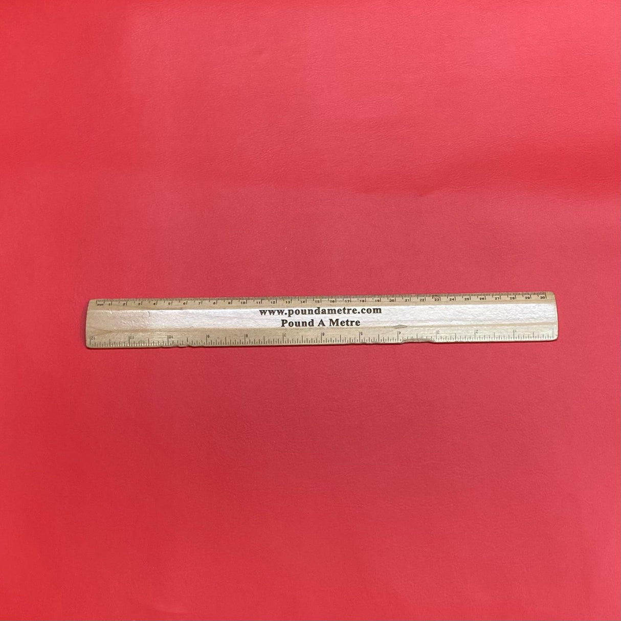 Pound A Metre Per Metre Premium Leatherette 55'' Wide - (Red)