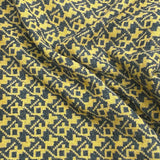 Pound A Metre Per Metre Per Metre Premium Wool Rich Fabric 55" Wide (Yellow & Black)