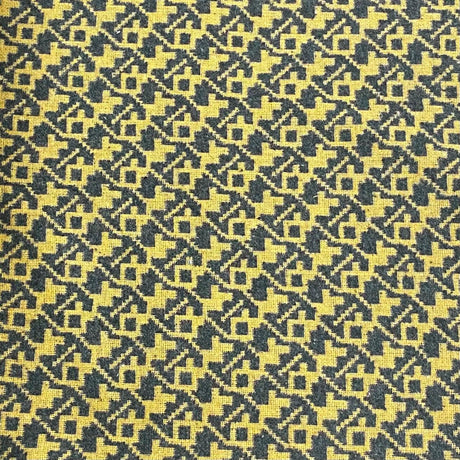 Pound A Metre Per Metre Per Metre Premium Wool Rich Fabric 55" Wide (Yellow & Black)