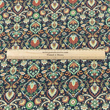 Pound A Metre Per Metre Per Metre Printed Cashmere Effect Crepe Fabric- 45" Wide (Black)