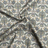 Pound A Metre Per Metre Printed Cashmere Effect Crepe Fabric- 45" Wide (Bloom)