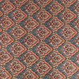 Pound A Metre Per Metres Per Metre Printed Cashmere Effect Crepe Fabric- 45" Wide (Brown)