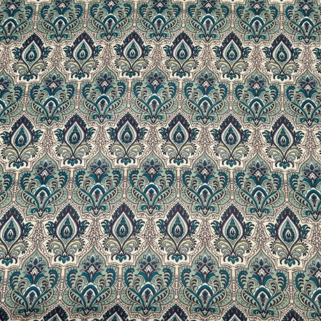 Pound A Metre Per Metre Per Metre Printed Cashmere Effect Crepe Fabric- 45" Wide (Design)