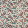 Pound A Metre Per Metre Per Metre Printed Cashmere Effect Crepe Fabric- 45" Wide (Floral)