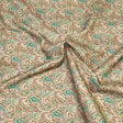 Pound A Metre Per Metre Per Metre Printed Cashmere Effect Crepe Fabric- 45" Wide (Paisley Madness)