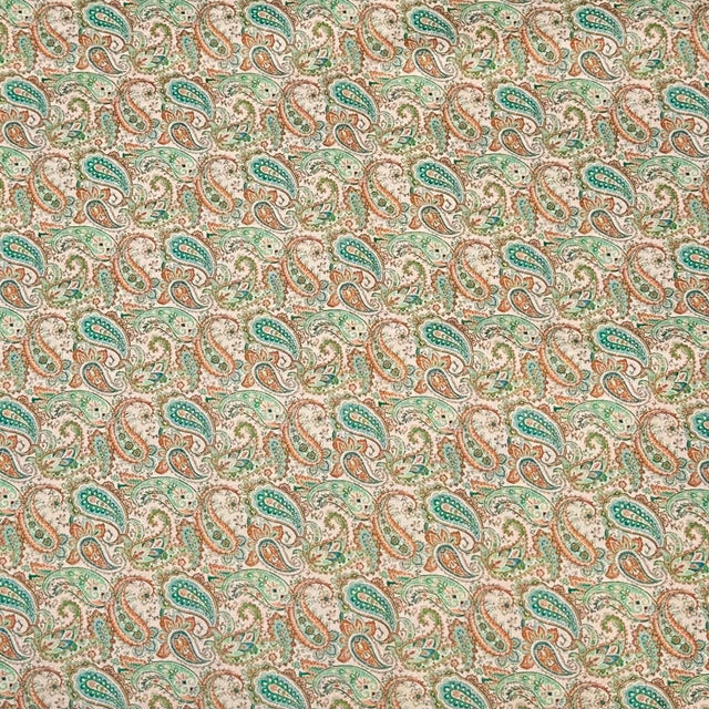 Pound A Metre Per Metre Per Metre Printed Cashmere Effect Crepe Fabric- 45" Wide (Paisley Madness)