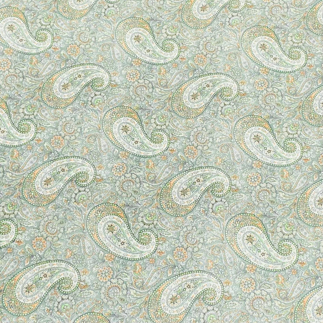 Pound A Metre Per Metre Per Metre Printed Cashmere Effect Crepe Fabric- 45" Wide (Paisley)
