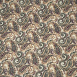 Pound A Metre Per Metre Per Metre Printed Cashmere Effect Crepe Fabric- 45" Wide (Paisley)