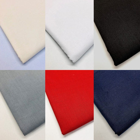 Cut Price Fabrics Per Metre Sew In 100% Cotton Interfacing- 110cm Wide (6 Colours)