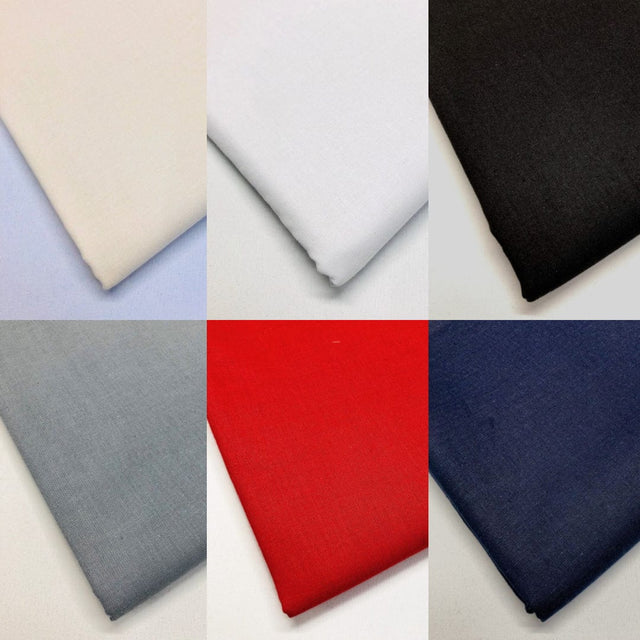 Cut Price Fabrics Per Metre Sew In 100% Cotton Interfacing- 110cm Wide (6 Colours)