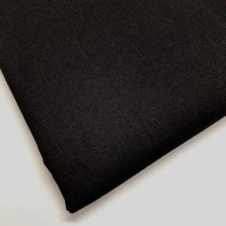 Cut Price Fabrics Per Metre / Black Per Metre Sew In 100% Cotton Interfacing- 110cm Wide (6 Colours)