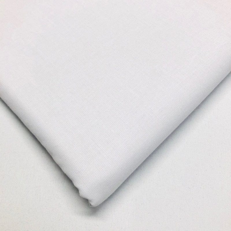 Cut Price Fabrics Per Metre / White Per Metre Sew In 100% Cotton Interfacing- 110cm Wide (6 Colours)