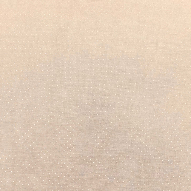 Pound A Metre Per Metre Per Metre Super Soft Polycotton 45" Wide (Peach Polka)