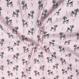 Pound A Metre Per Metre Per Metre Super Soft Polycotton 45" Wide (Pink Dears)