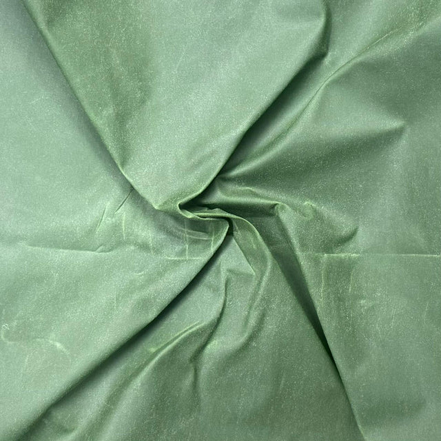 Pound A Metre Per Metre Waxed 100% Cotton (Shelter Cloth) - 55"- (Green)