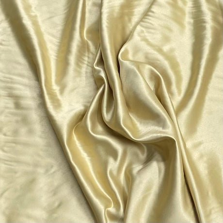 Pound A Metre Per Metres Duchess Satin Fabric – Luxury Bridal & Evening Wear Fabric  - 55" Wide (Gold)