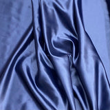 Pound A Metre Per Metres Duchess Satin Fabric – Luxury Bridal & Evening Wear Fabric  - 55" Wide  (Navy)