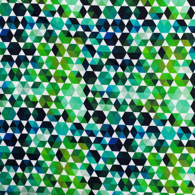 Pound A Metre Per Metres Luxury Printed Cotton – 45" Wide- (Hexagon) (EOL)