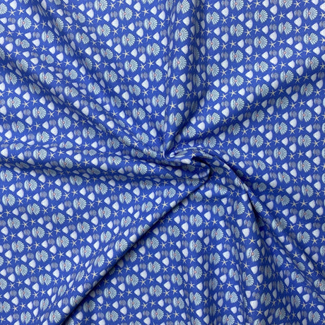 Pound A Metre Per Metres Luxury Printed Cotton – 45" Wide- (Sea Shell) (EOL)