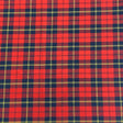 Pound A Metre Per Metre Per Metres Premium Poly-Viscose Tartan 60" Wide (Red)