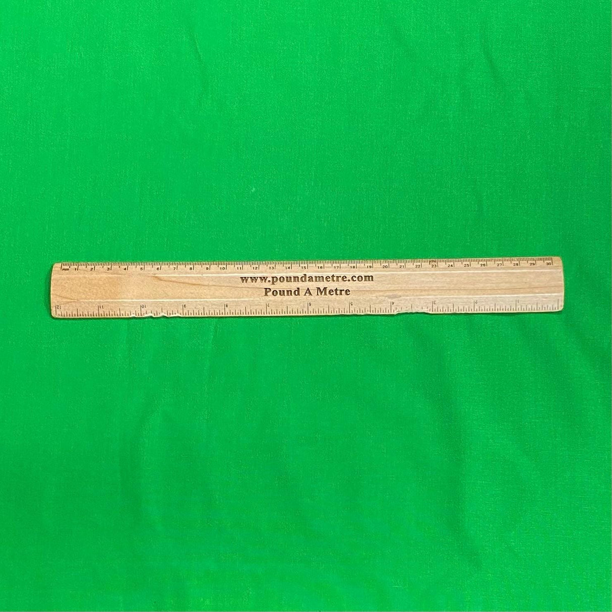 Pound A Metre Pet Metre Luxury 100% Pure Cotton Fabric – 63" Wide- (Green)