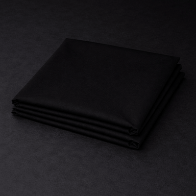Plain Premium 100% Cotton Fabric- 44" Wide (Black 81)