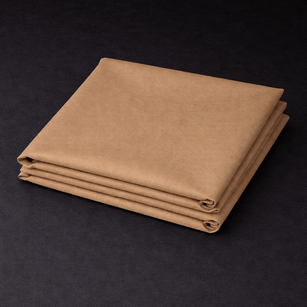 Pound A Metre Plain Premium 100% Cotton Fabric- 44" Wide (Medium Brown 13)