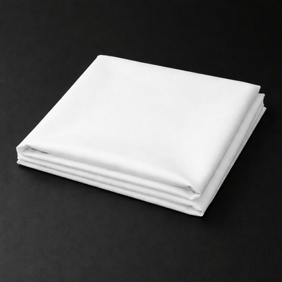 Plain Premium 100% Cotton Fabric- 44" Wide (White 1)