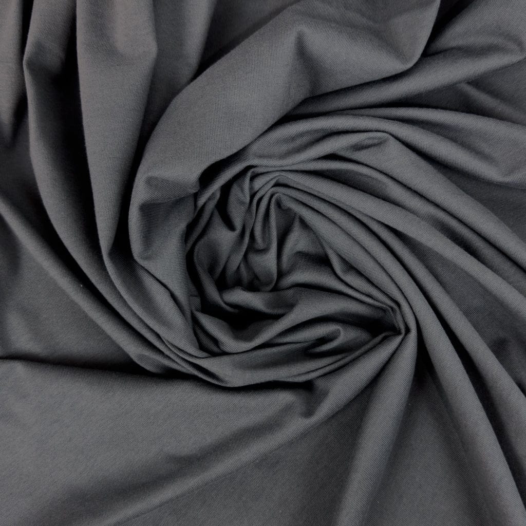 Cut Price Fabrics Per Metre / Dark Grey 80 Plain Quilting 100% Cotton- K35 44" Wide (90 Colours Available)