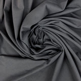 Cut Price Fabrics Per Metre / Dark Grey 80 Plain Quilting 100% Cotton- K35 44" Wide (90 Colours Available)