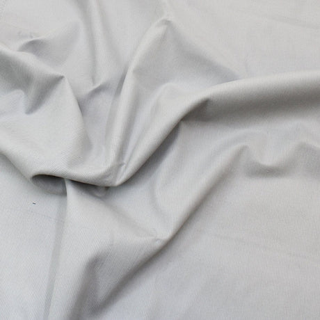 Pound A Metre Premium 100% Italian Cotton Corduroy - 21 Wale - 60" Wide - (Light Grey)